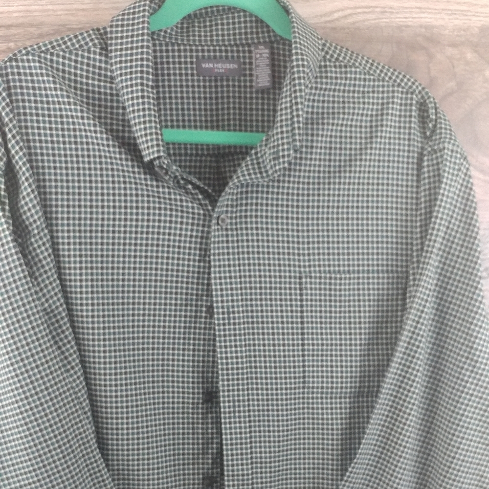 Van Heusen Flex Men's LS Casual Shirt XXL 18-18.5